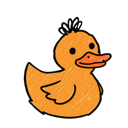orange duck