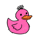 pink duck